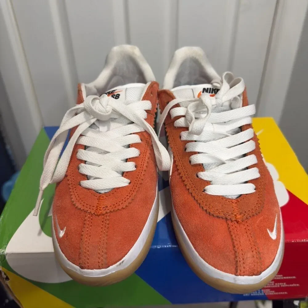 Nike BRSB orange pine green men’s sneaker size US 4